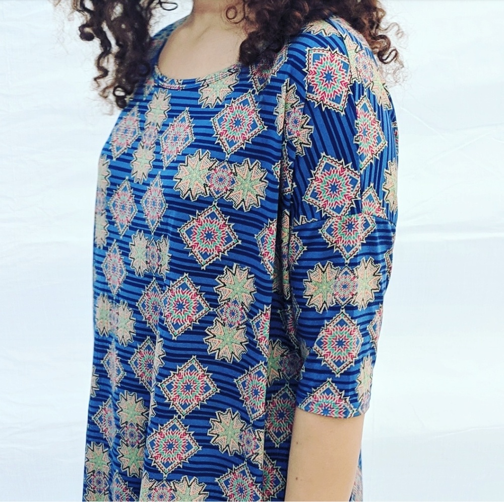 Rare Print LulaRoe Irma Top NWOT